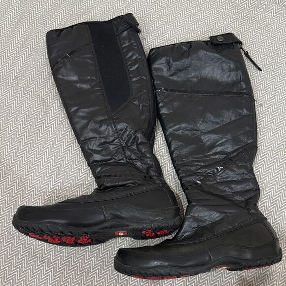 The North Face Black Knee-High Winter Boots Size 8 - Picture 1 of 6